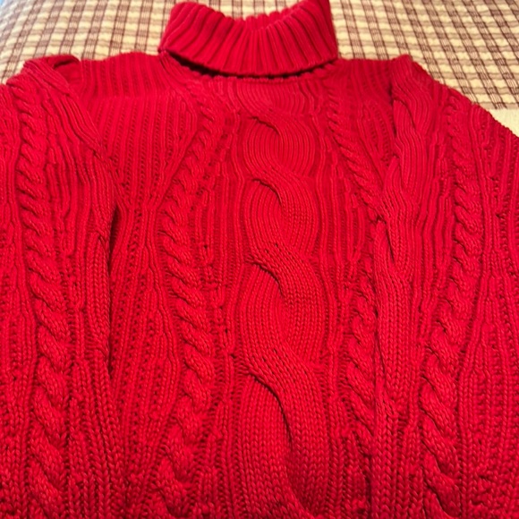 Lands' End Sweaters Lands End Red Sweater Poshmark
